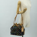 LOUIS VUITTON Monogram Multicolor Petit Noe Bag Black M42230 LV Auth mr2527SAV-32
