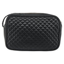 GUCCI GG Marmont Web Sherry Line Bag Leather Perfo Black Gold 541051 Auth mr2530-3