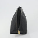 GUCCI Micro GG Supreme Clutch Bag PVC Black Gold 014 58 0198 Auth mr2532-4