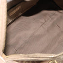 FENDI Zucchino Canvas Mamma Baguette Hand Bag Pink Gold Auth mr2533-11
