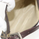FENDI Zucca Canvas Hand Bag Black Brown Auth mr2535-11