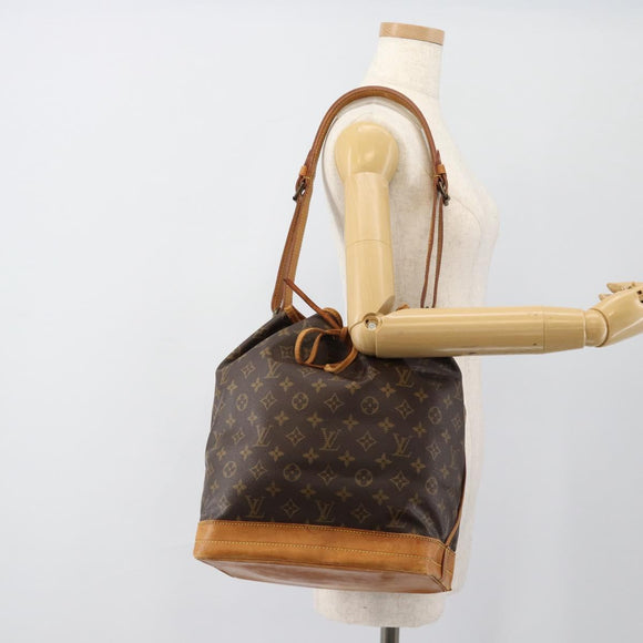 LOUIS VUITTON Monogram Noe Shoulder Bag M42224 LV Auth mr2537