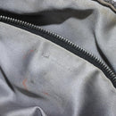 FENDI Mamma Baguette Shoulder Bag Knitted Fabrics Gray Silver Auth mr2538A-12