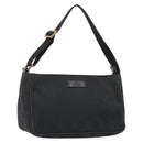 GUCCI GG Canvas Hand Bag Black Gold 106644 Auth mr2539A-1