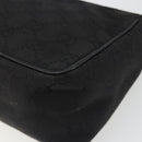GUCCI GG Canvas Hand Bag Black Gold 106644 Auth mr2539A-12