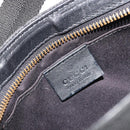GUCCI GG Canvas Hand Bag Black Gold 106644 Auth mr2539A-16
