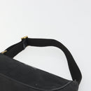 GUCCI GG Canvas Hand Bag Black Gold 106644 Auth mr2539A-8