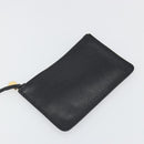 CHANEL Shoulder Bag Caviar Skin Black Gold CC Auth mr2541A-20