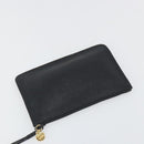CHANEL Shoulder Bag Caviar Skin Black Gold CC Auth mr2541A-21