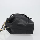 CHANEL Shoulder Bag Caviar Skin Black Gold CC Auth mr2541A-4