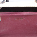 CHANEL CC Filigree Vanity Hand Bag Caviar Skin 2way Beige Gold CC Auth mr2542M-18