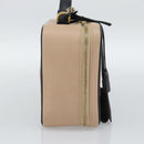 CHANEL CC Filigree Vanity Hand Bag Caviar Skin 2way Beige Gold CC Auth mr2542M-4
