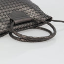 BOTTEGA VENETA INTRECCIATO Hand Bag Leather Silver Gold Auth mr2543A-7