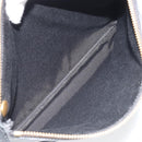 CELINE Trio Shoulder Bag Leather Black Gold Auth mr2544V-20