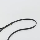 CELINE Trio Shoulder Bag Leather Black Gold Auth mr2544V-8