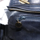 CHANEL Matelasse Chain Shoulder Bag Leather White Gold CC Auth mr2545V-19