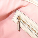 GUCCI GG Canvas Sherry Line Tote Bag Pink Gold 137396 Auth mr2550A-21