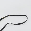 Miu Miu Hand Bag Leather 2way Black Gold Auth mr2556-14
