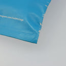 BALENCIAGA MAXI PACK Clutch Bag Leather Blue Silver Auth mr2558A-11