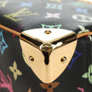 LOUIS VUITTON Monogram Multicolor Hand Bag Black LV Auth mr2560SAM-14