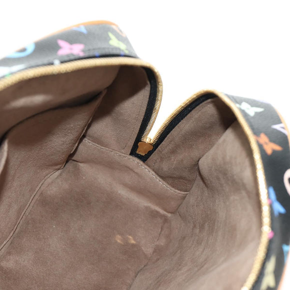 LOUIS VUITTON Monogram Multicolor Hand Bag Black LV Auth mr2560SAM