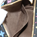 LOUIS VUITTON Monogram Multicolor Hand Bag Black LV Auth mr2560SAM-21
