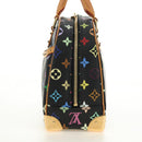 LOUIS VUITTON Monogram Multicolor Hand Bag Black LV Auth mr2560SAM-3