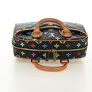LOUIS VUITTON Monogram Multicolor Hand Bag Black LV Auth mr2560SAM-6