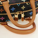 LOUIS VUITTON Monogram Multicolor Hand Bag Black LV Auth mr2560SAM-7