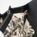 GUCCI Shoulder Bag Leather Black Gold 412007 Auth mr2562V-19