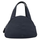 SAINT LAURENT Hand Bag Nylon Navy Silver Auth mr2565-2