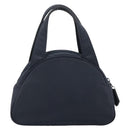 SAINT LAURENT Hand Bag Nylon Navy Silver Auth mr2565-3