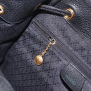 GUCCI Bamboo Backpack Suede Navy Gold 003 2058 0016 Auth mr2566-25