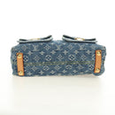 LOUIS VUITTON Monogram Denim Buggy PM Shoulder Bag Blue M95049 LV Auth mr2567SAM-5