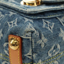 LOUIS VUITTON Monogram Denim Buggy PM Shoulder Bag Blue M95049 LV Auth mr2567SAM-15
