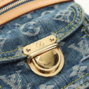 LOUIS VUITTON Monogram Denim Buggy PM Shoulder Bag Blue M95049 LV Auth mr2567SAM-18