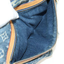 LOUIS VUITTON Monogram Denim Buggy PM Shoulder Bag Blue M95049 LV Auth mr2567SAM-22