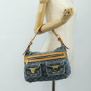 LOUIS VUITTON Monogram Denim Buggy PM Shoulder Bag Blue M95049 LV Auth mr2567SAM-28