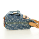 LOUIS VUITTON Monogram Denim Buggy PM Shoulder Bag Blue M95049 LV Auth mr2567SAM-4