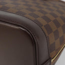 LOUIS VUITTON Damier Ebene Alma Hand Bag N51131 LV Auth mr2568A-15