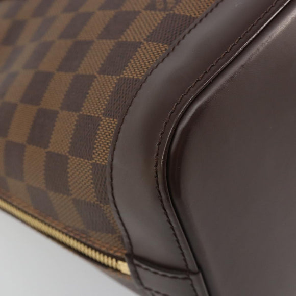 LOUIS VUITTON Damier Ebene Alma Hand Bag N51131 LV Auth mr2568A