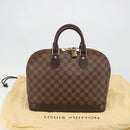 LOUIS VUITTON Damier Ebene Alma Hand Bag N51131 LV Auth mr2568A-12