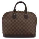 LOUIS VUITTON Damier Ebene Alma Hand Bag N51131 LV Auth mr2568A-2