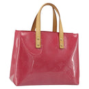 LOUIS VUITTON Monogram Vernis Houston Hand Bag Fran Boise M9132F LV Auth mr2569A-1