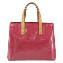 LOUIS VUITTON Monogram Vernis Houston Hand Bag Fran Boise M9132F LV Auth mr2569A-13