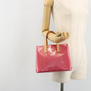 LOUIS VUITTON Monogram Vernis Houston Hand Bag Fran Boise M9132F LV Auth mr2569A-23
