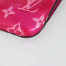 LOUIS VUITTON Monogram Vernis Pochette Cles Purse Pink M90586 LV Auth mr2572V-15