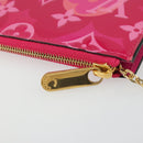 LOUIS VUITTON Monogram Vernis Pochette Cles Purse Pink M90586 LV Auth mr2572V-9