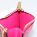 LOUIS VUITTON Monogram Vernis Pochette Cles Purse Pink M90586 LV Auth mr2572V-18
