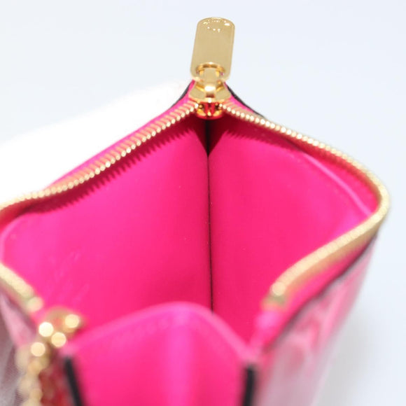 LOUIS VUITTON Monogram Vernis Pochette Cles Purse Pink M90586 LV Auth mr2572V